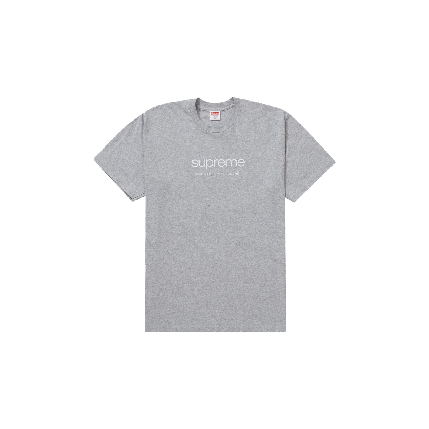 Supreme Shop Tee Heather Grey, Clothing- dollarflexclub