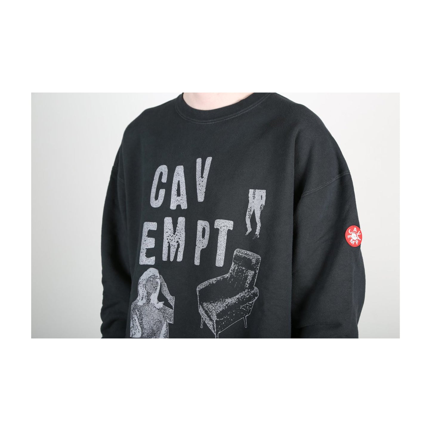 CAV EMPT - OVERDYE CHAIR CREW NECK, Clothing- re:store-melbourne-CAV EMPT