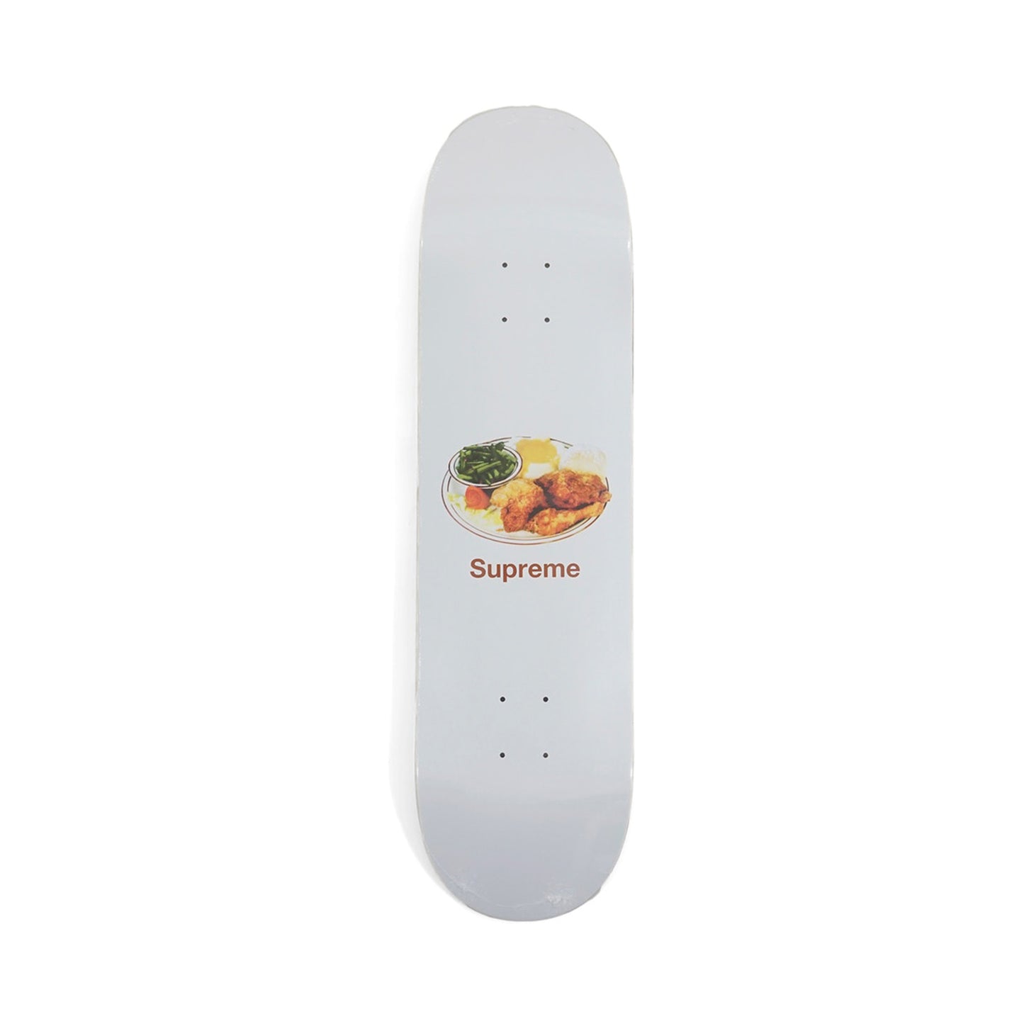 Supreme Chicken Dinner Skateboard Deck White, Skateboard- dollarflexclub