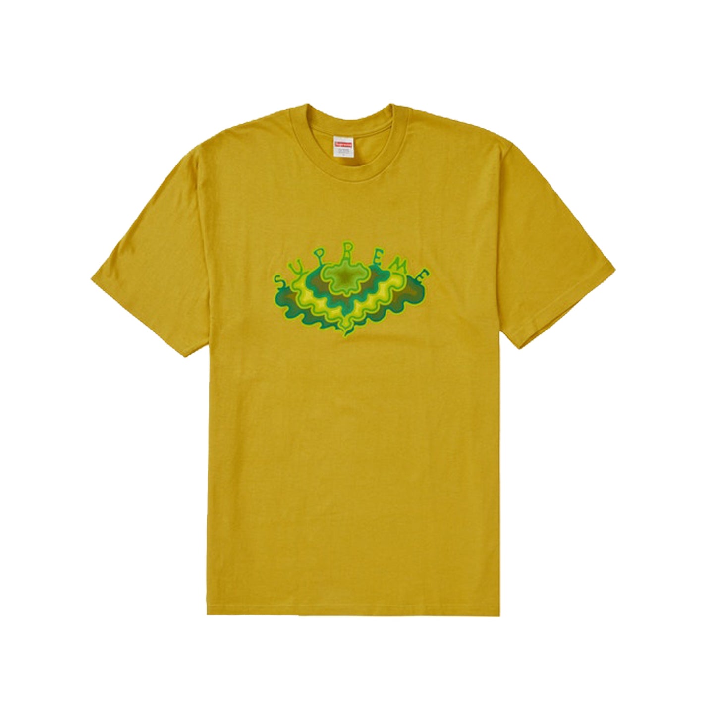 Supreme Cloud Tee Acid Yellow, Clothing- dollarflexclub