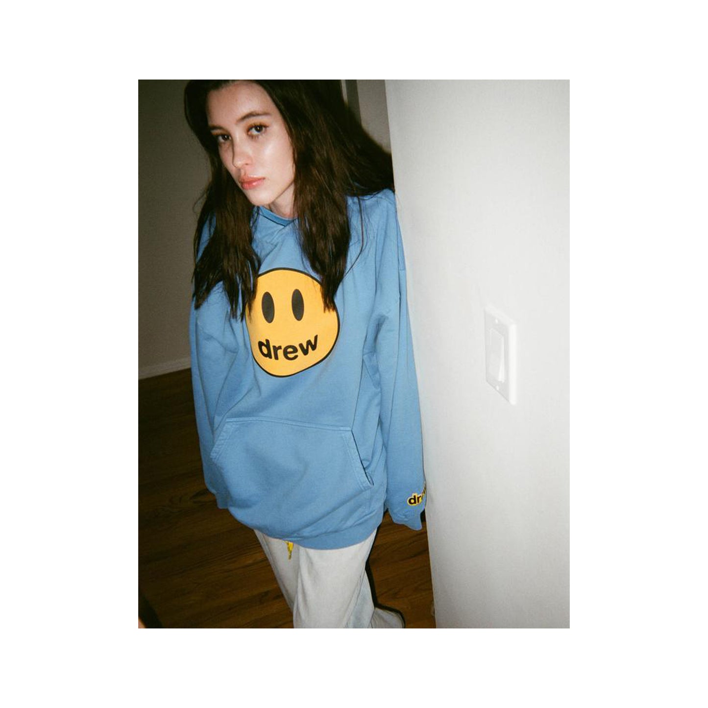 Justin Bieber x Drew House Mascot Hoodie Sky Blue, Clothing- re:store-melbourne-Drew House
