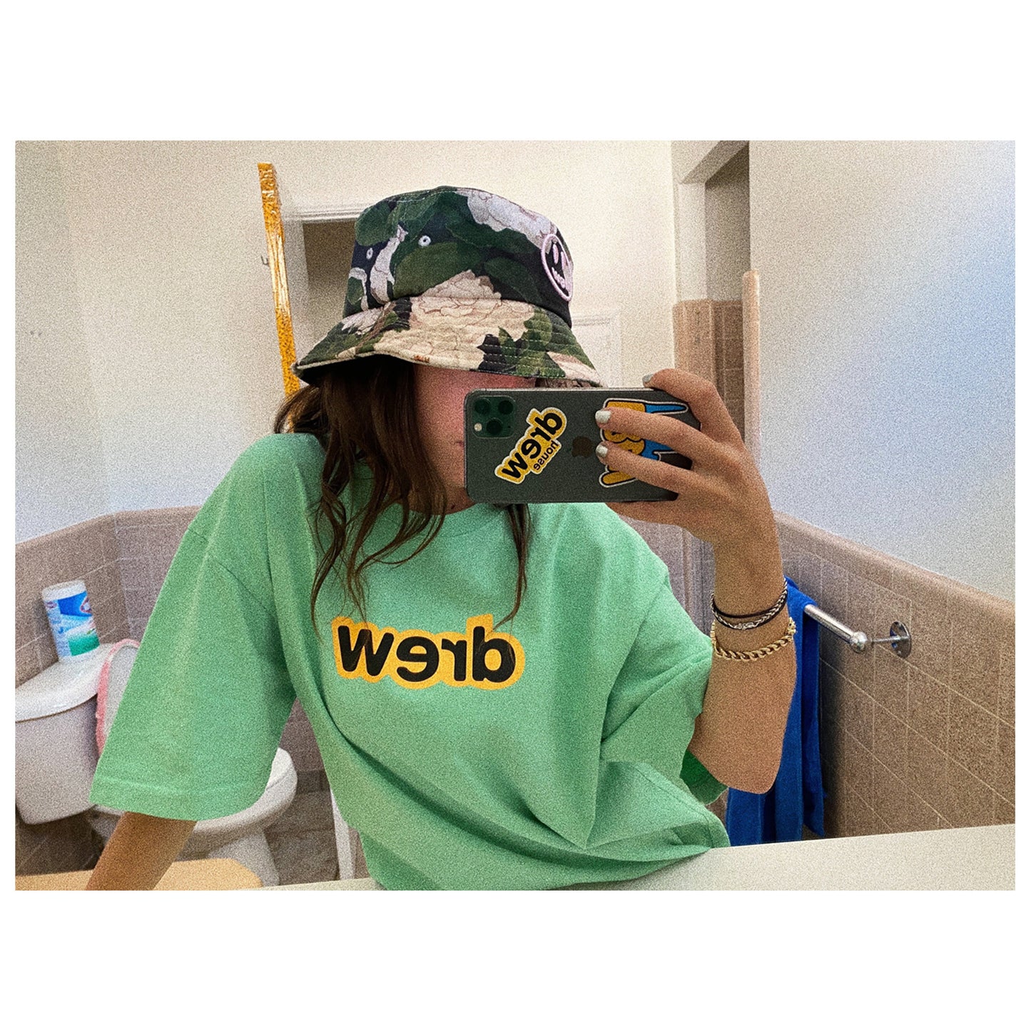 Justin Bieber x Drew House Secret SS Tee - Mint, Clothing- re:store-melbourne-Drew House