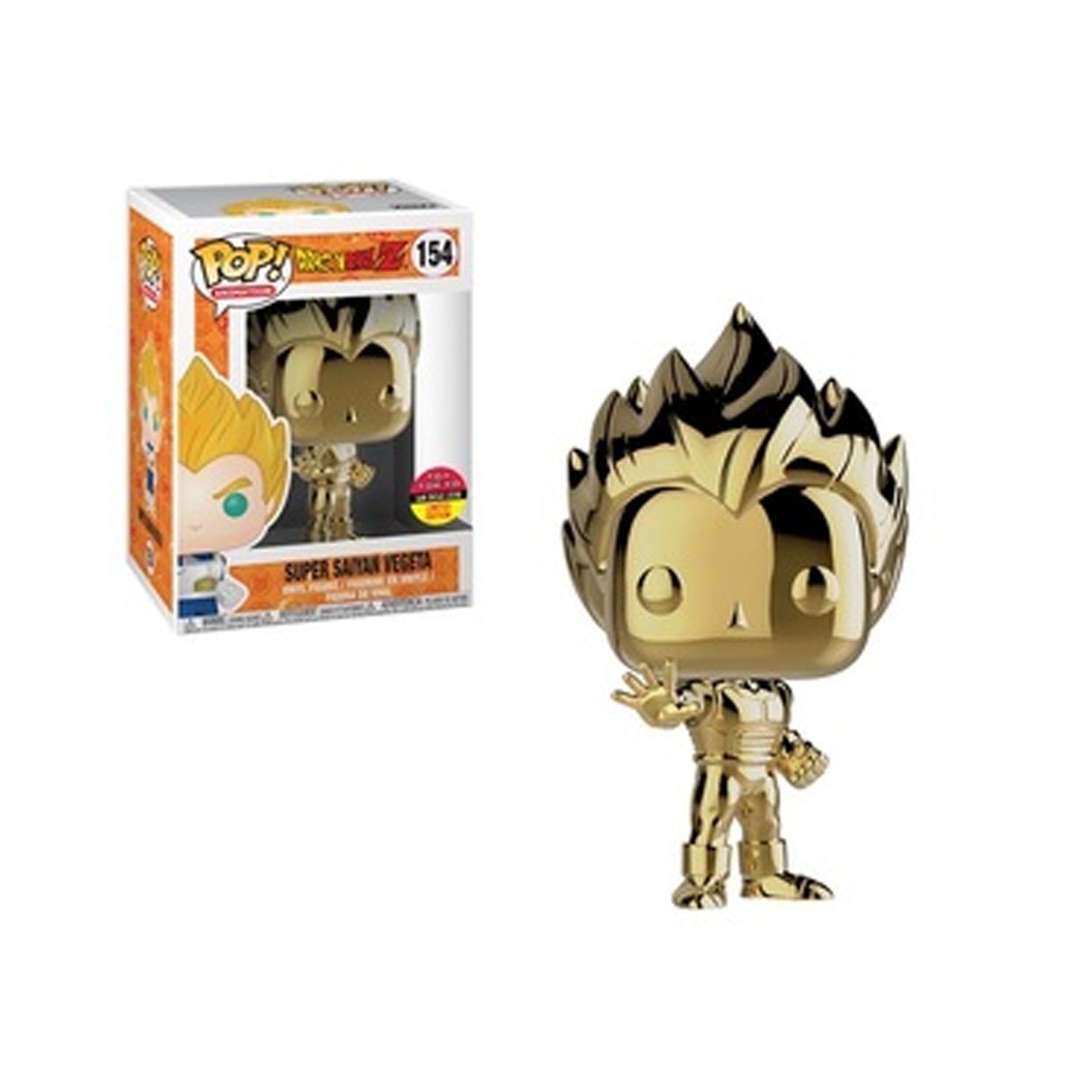 Funko Pop Vegetta Toy Tokyo Exclusive Gold, Collectibles- dollarflexclub