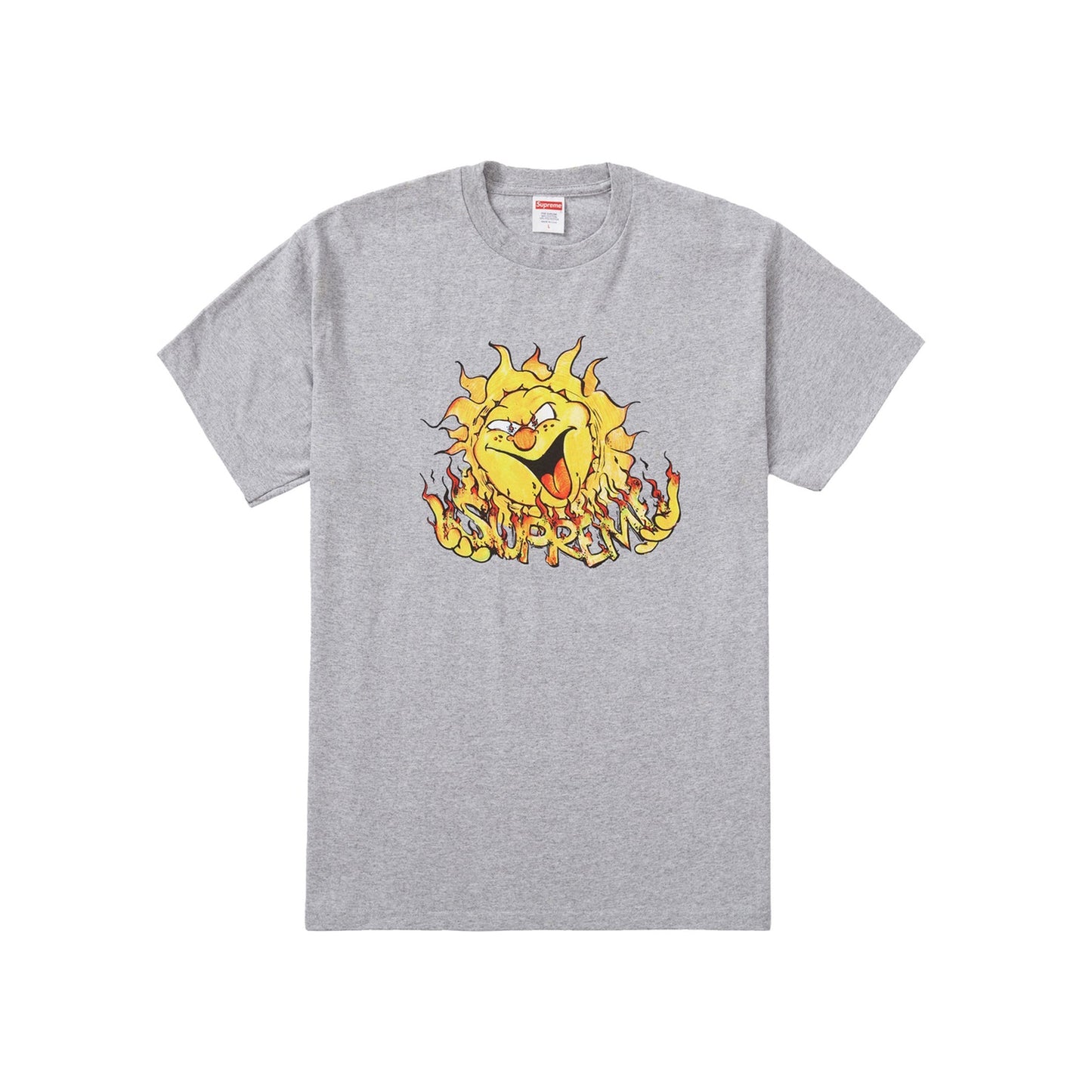 Supreme Sun Tee Heather Grey, Clothing- re:store-melbourne-Supreme