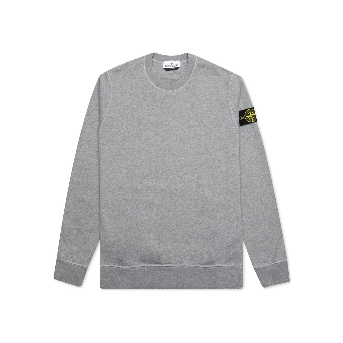 Stone Island Crewneck Sweatshirt - Melange Grey, Clothing- re:store-melbourne-Stone Island