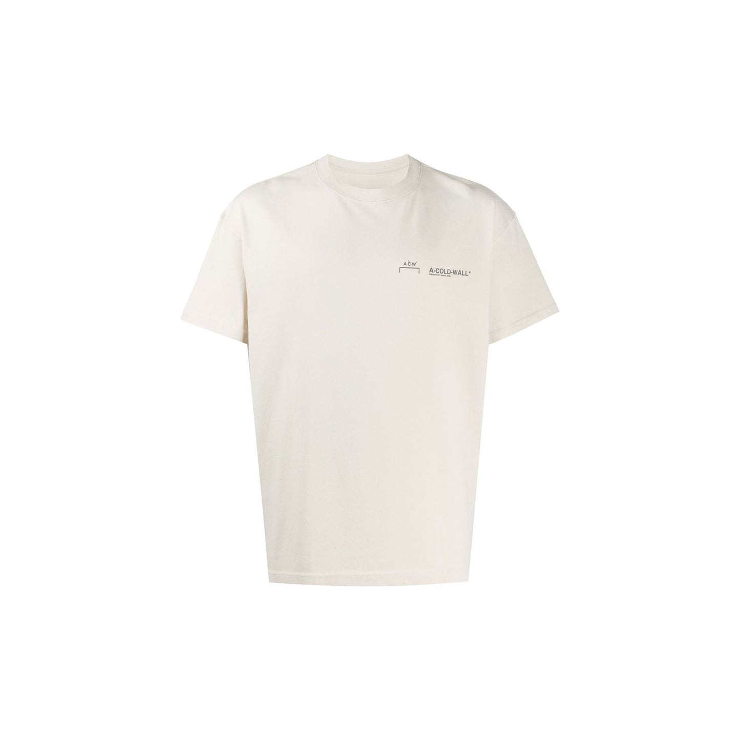 ACW SS20 Logo Tee -Beige, Clothing- dollarflexclub