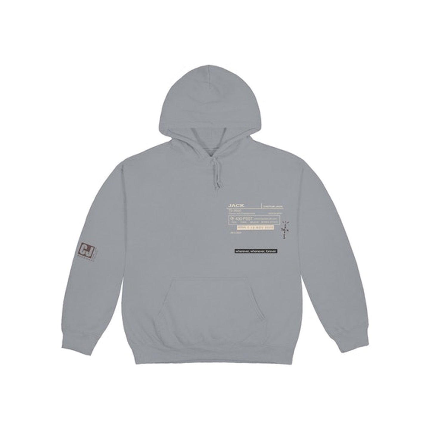 Travis Scott CJ Digital Girl Hoodie Grey, Clothing- re:store-melbourne-Travis Scott