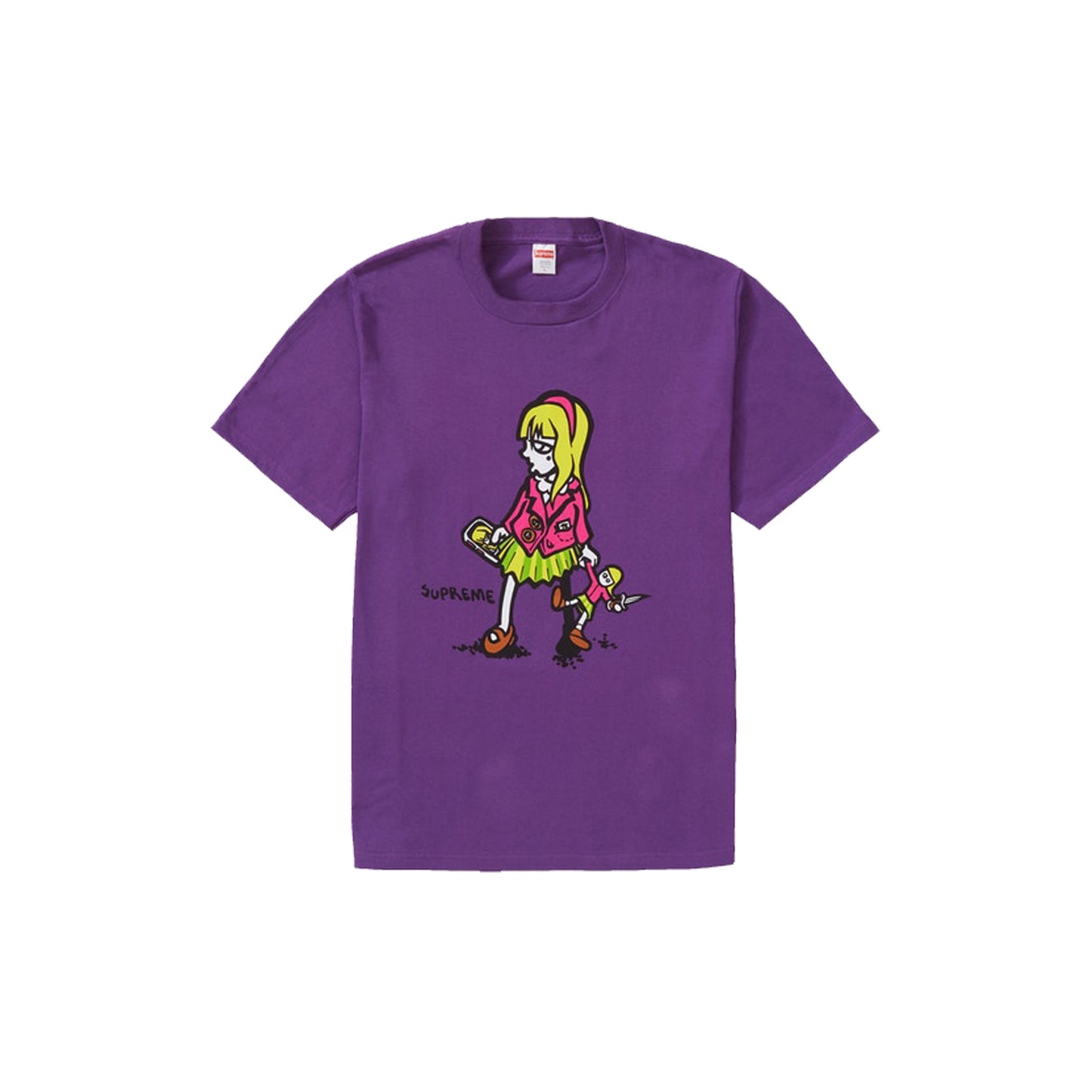 Suzie Switchblade Tee -Purple, Clothing- dollarflexclub