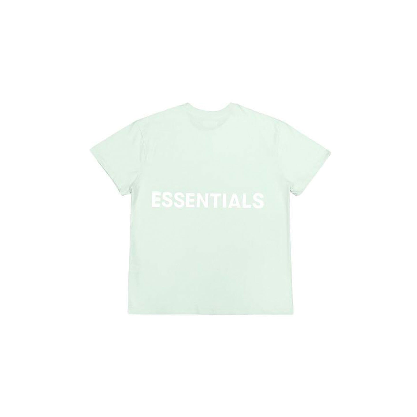 Fear of God Essentials Logo Tee -Tiffany, Clothing- dollarflexclub