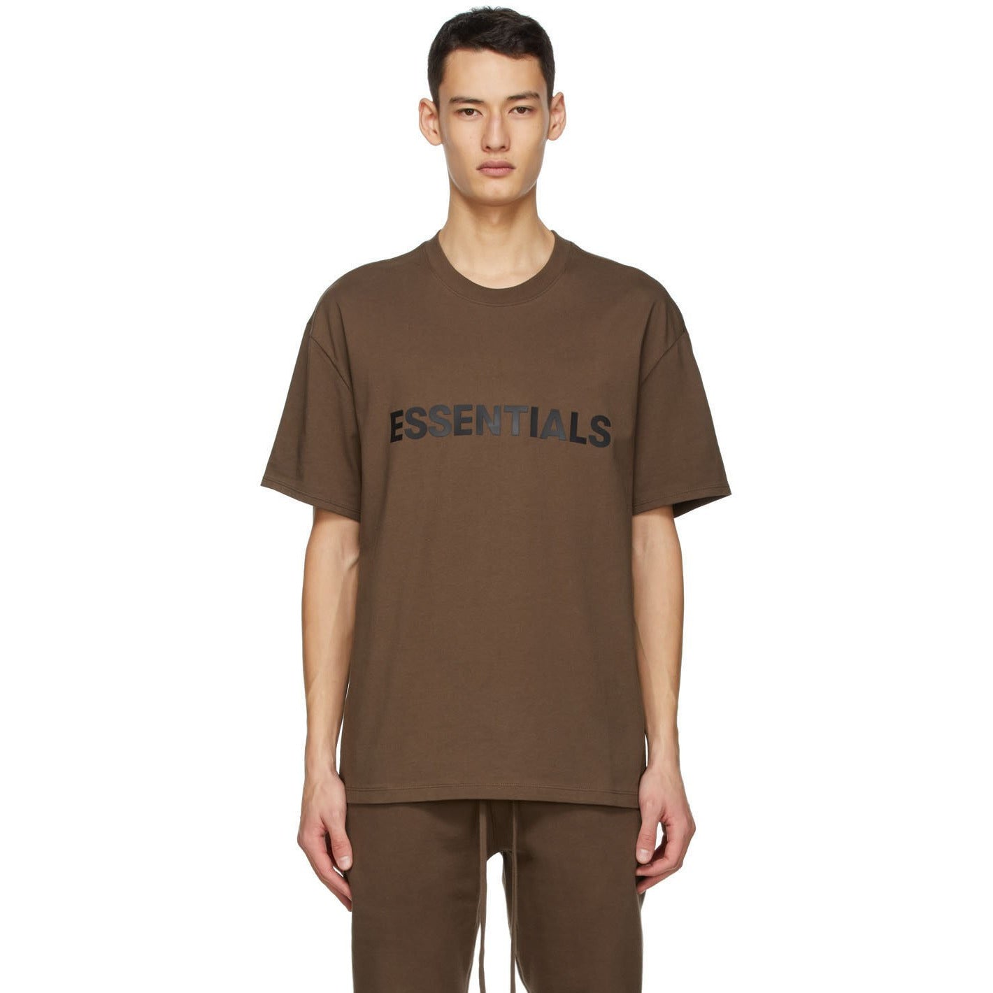 Fear of God Essentials T Shirt Brown FW20, Clothing- re:store-melbourne-Fear of God Essentials