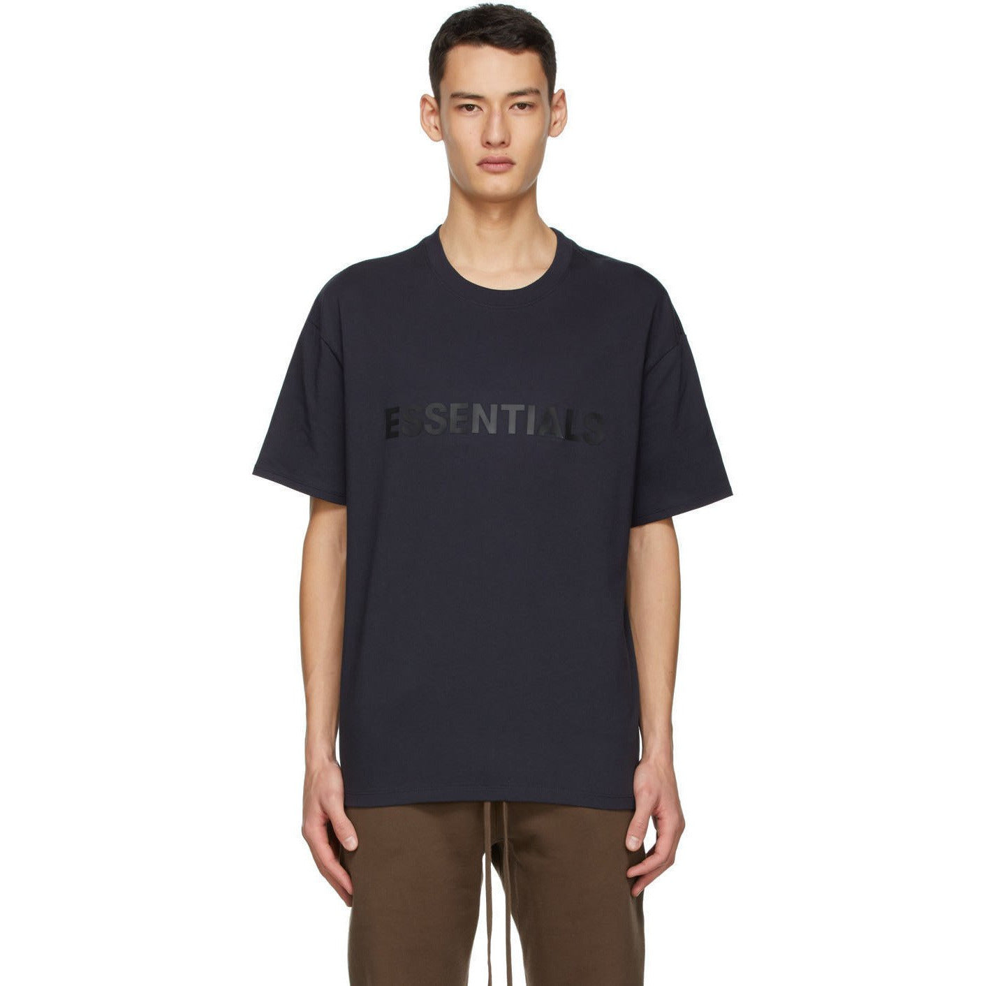 Fear of God Essentials T Shirt Navy FW20, Clothing- re:store-melbourne-Fear of God Essentials