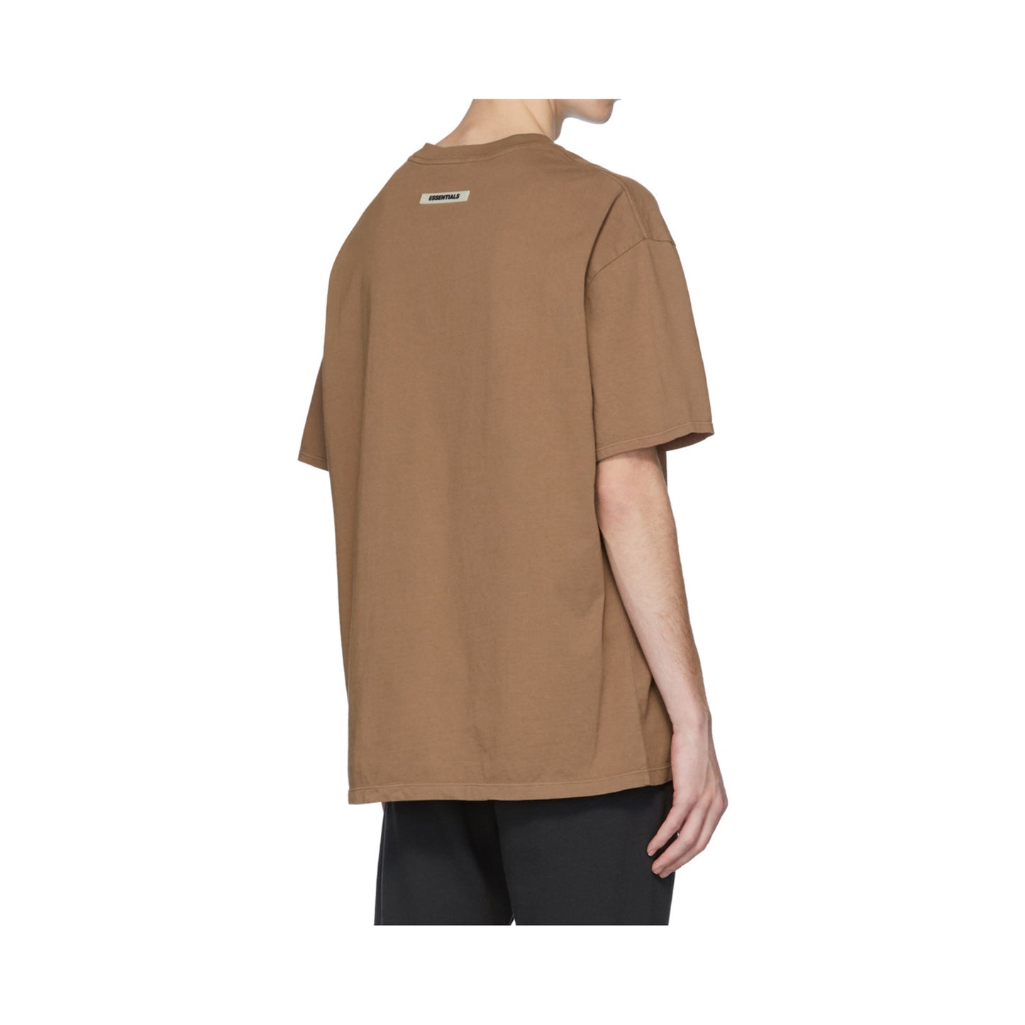 Fear of God Essentials Small Reflective Logo Tee - Twill, Clothing- dollarflexclub