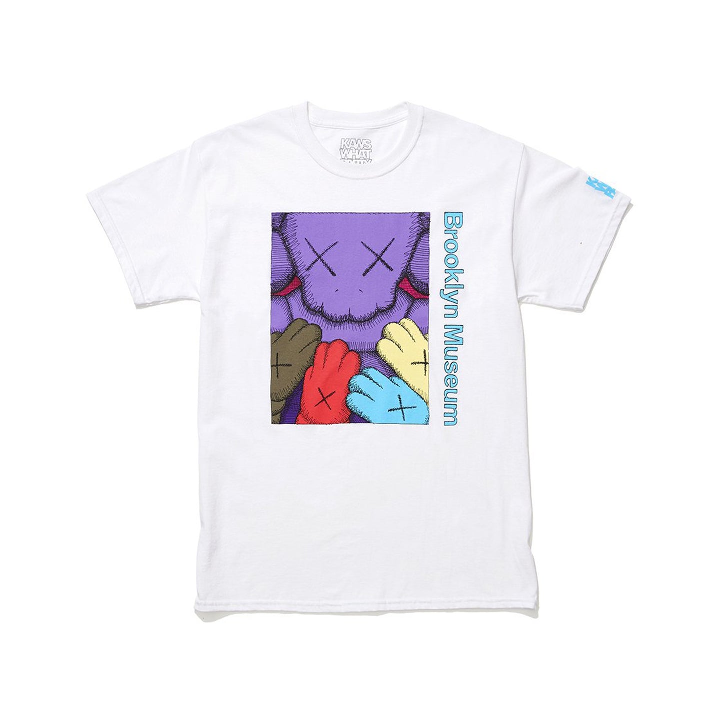 KAWS Brooklyn Museum URGE T-shirt White/Purple, Clothing- re:store-melbourne-Kaws
