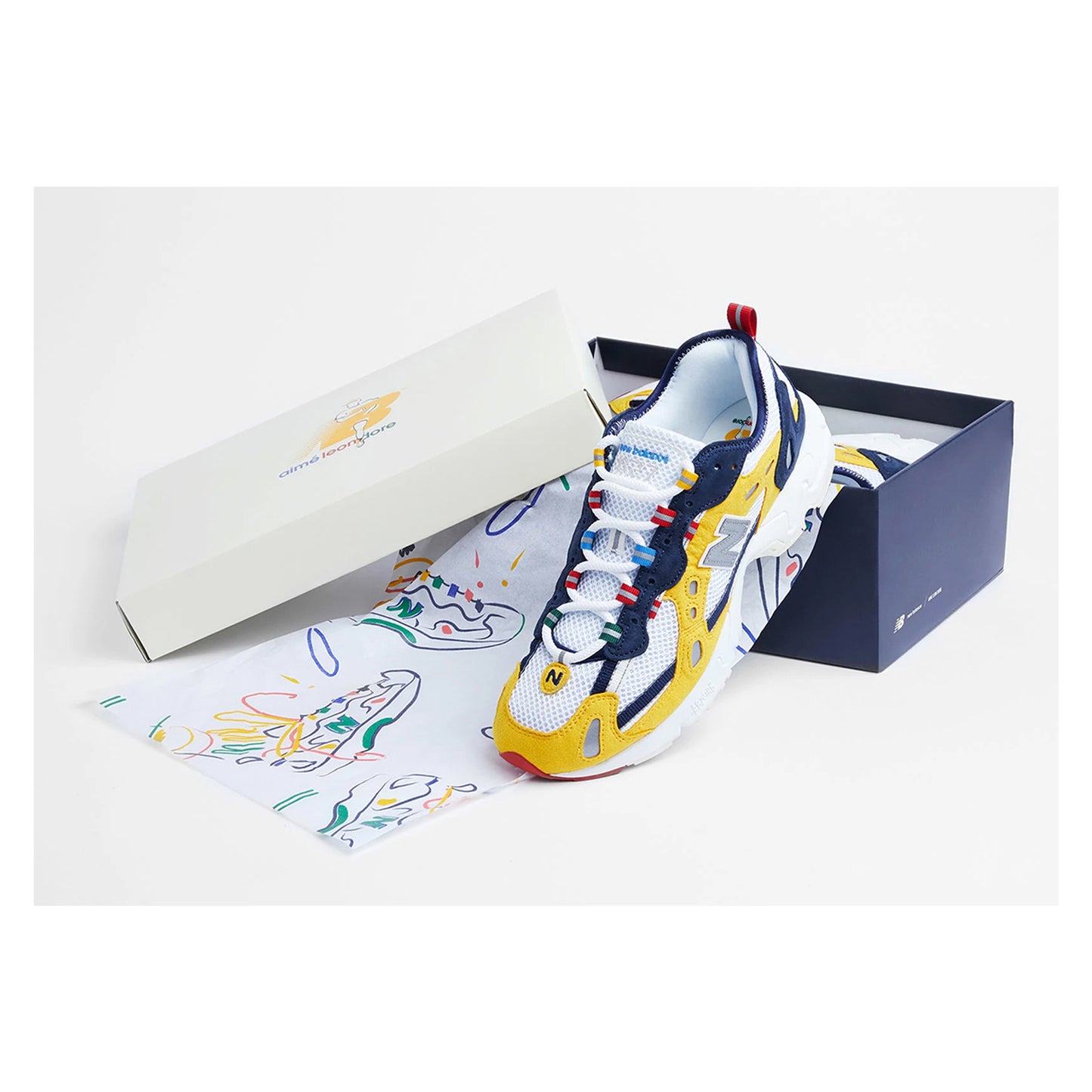 New Balance 827 Abzorb Aime Leon Dore Yellow, Shoe- re:store-melbourne-New Balance