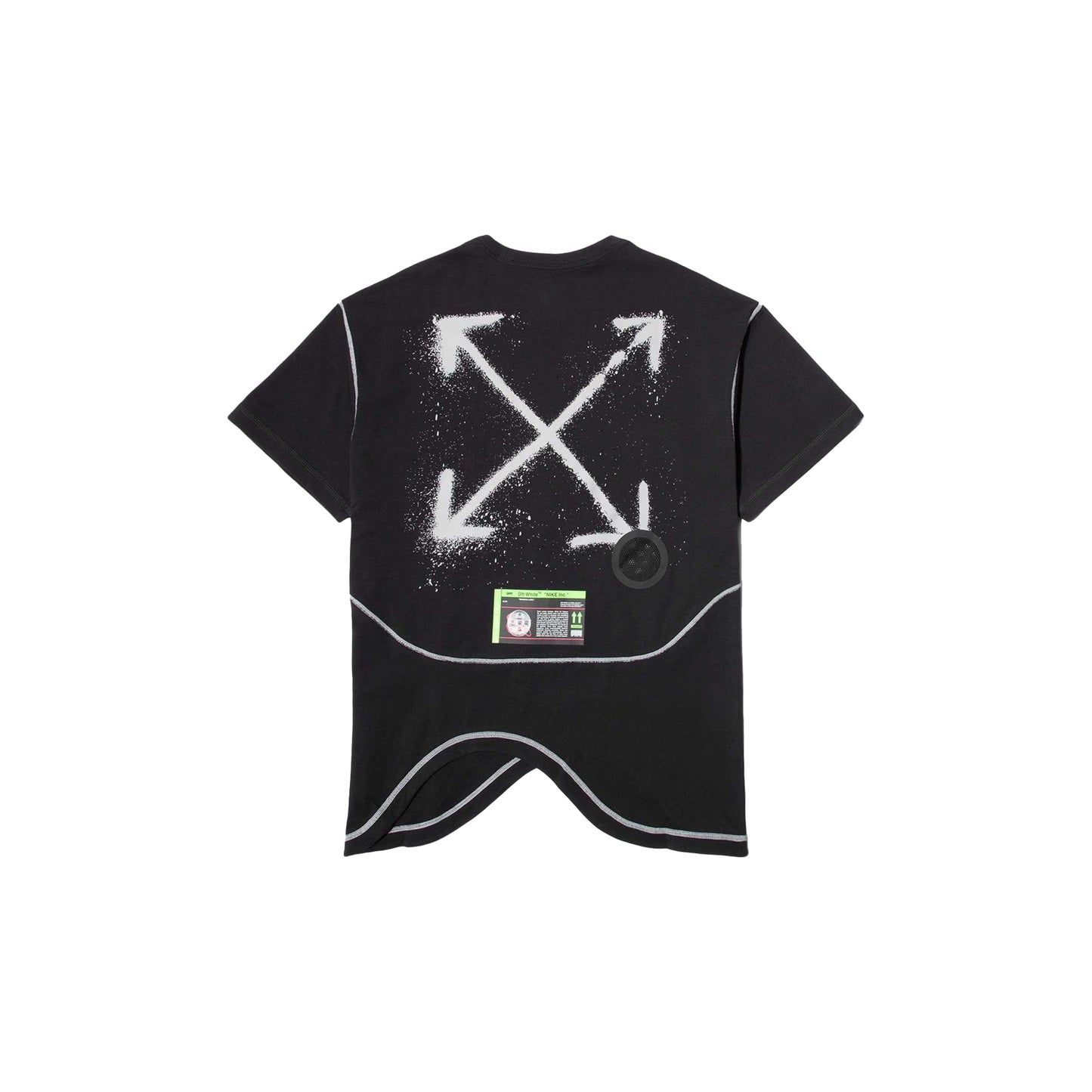 Nike x Off White Running Tee -Black, Clothing- dollarflexclub