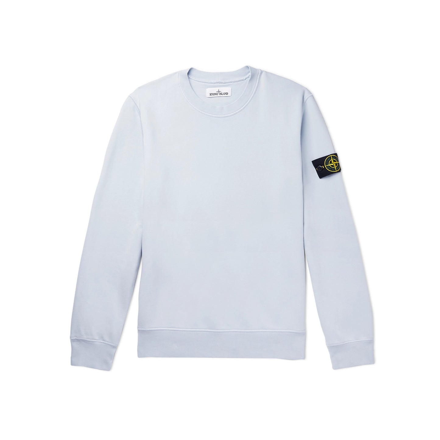 Stone Island Crewneck Sweatshirt-Baby Blue, Clothing- re:store-melbourne-Stone Island
