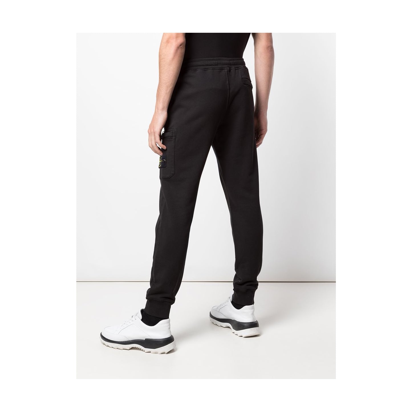 Stone Island Cargo Sweatpants Black, Clothing- re:store-melbourne-Stone Island