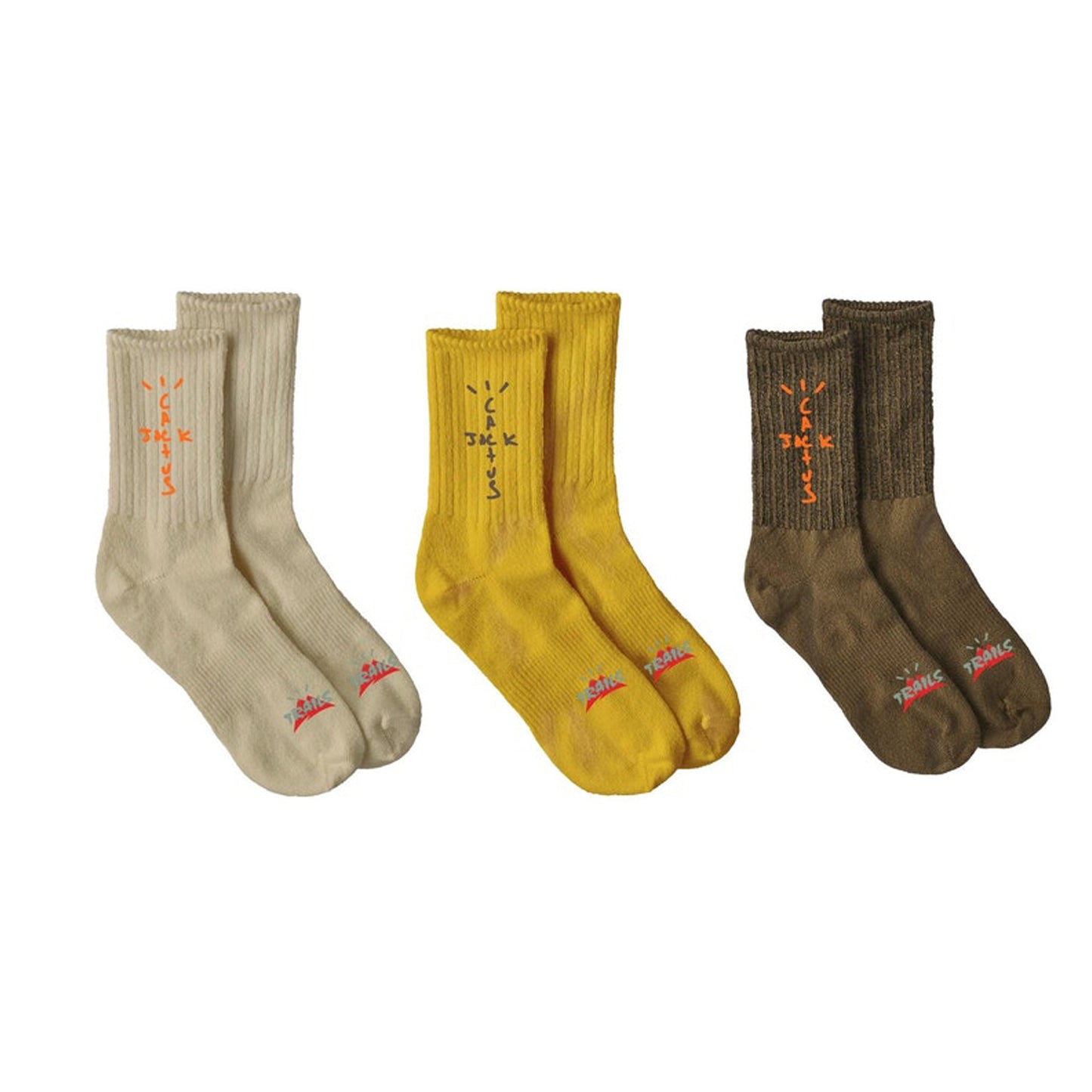 Travis Scott x Cactus Trails Hiking Sock Pack Multi, Accessories- re:store-melbourne-Travis Scott