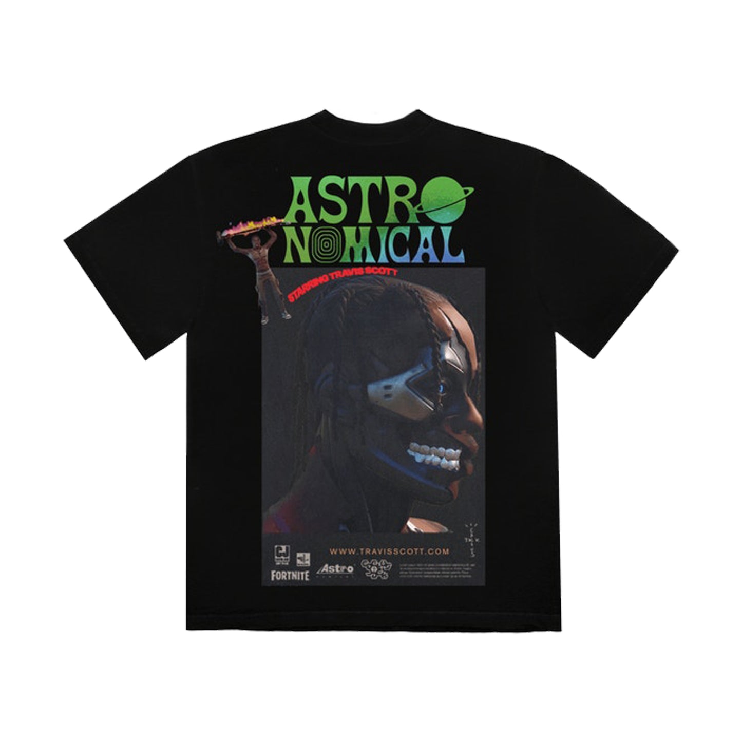 Travis Scott Sicko Event II T-Shirt Black, Clothing- re:store-melbourne-Travis Scott