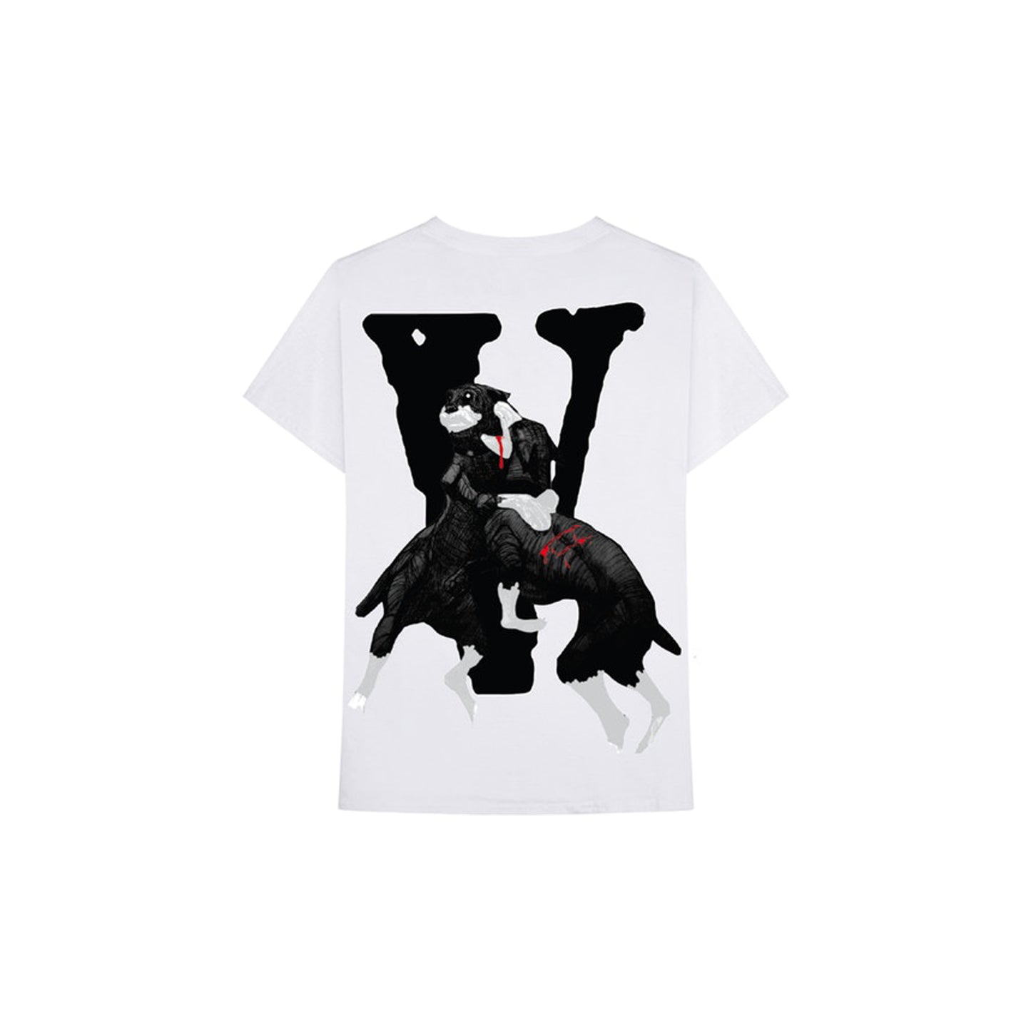 Vlone x City Morgue Dog Tee II (White), Clothing- dollarflexclub
