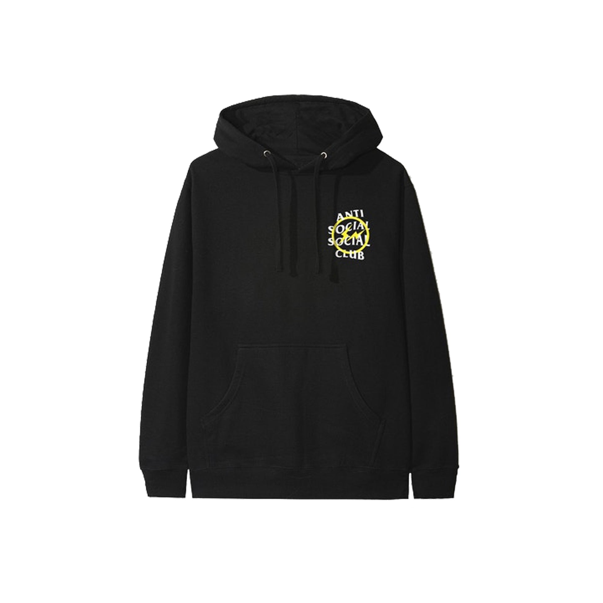 ASSC x Fragment Hoodie Yellow Bolt, Clothing- dollarflexclub