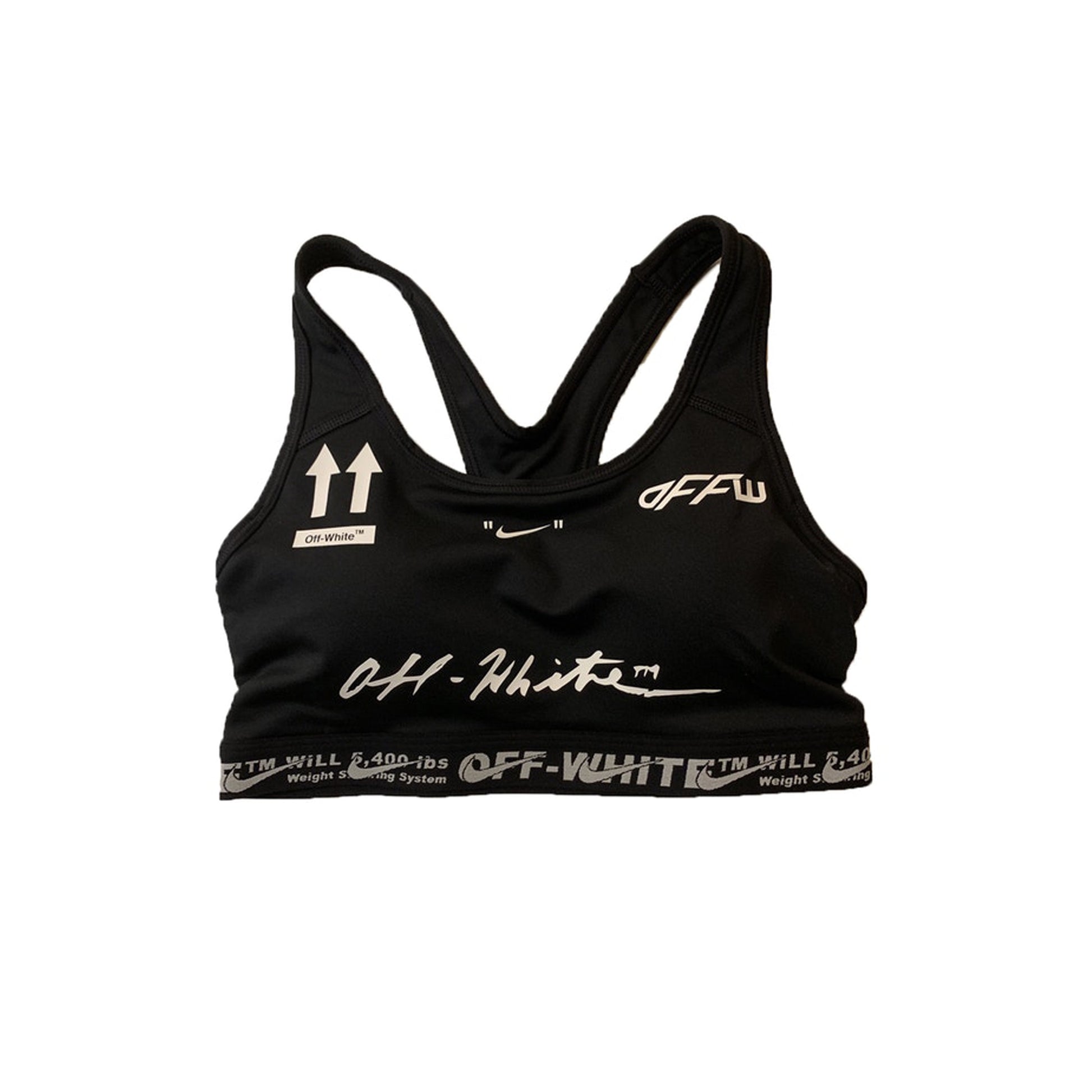 Nike x Off-White Sports Bra Black, Clothing- dollarflexclub