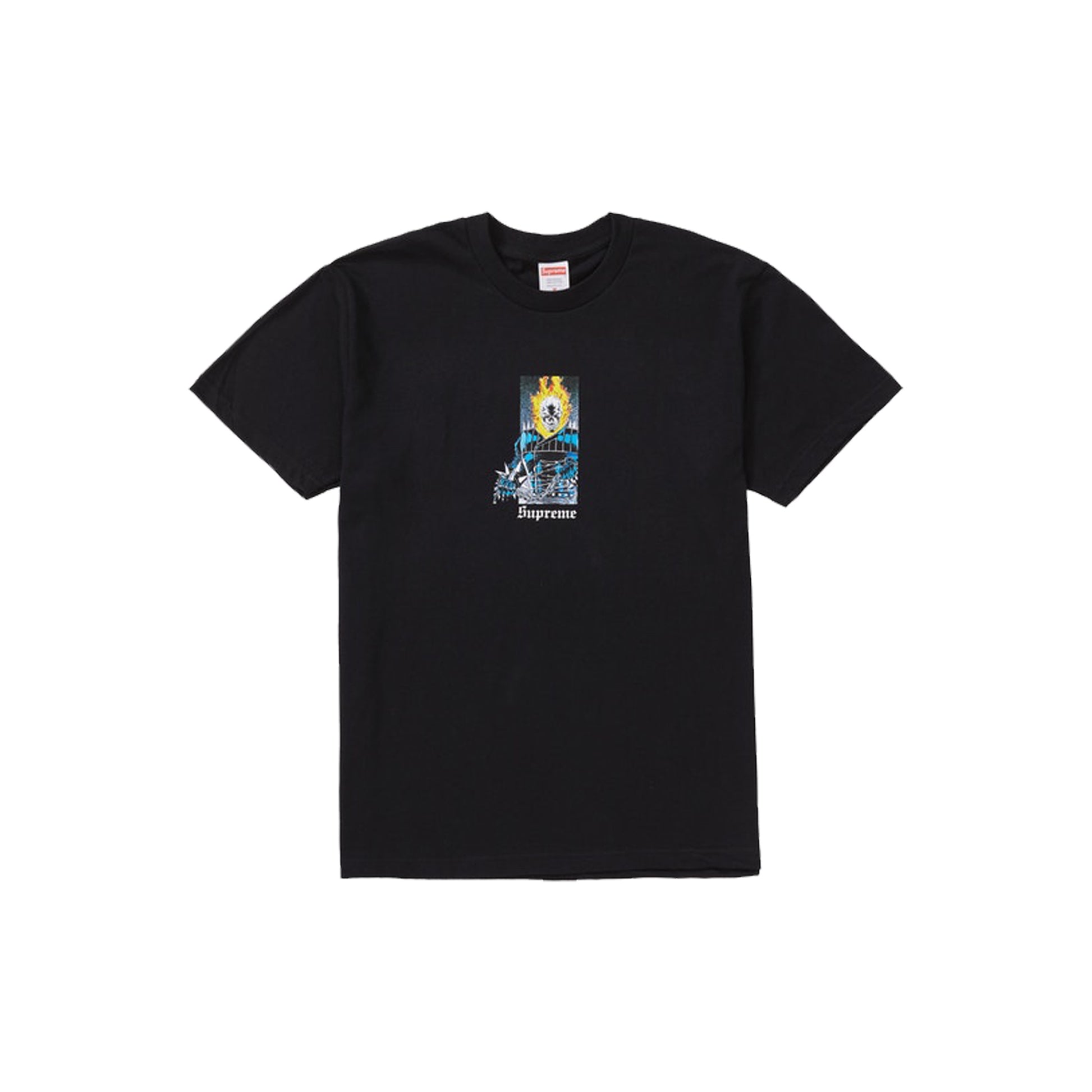 Supreme Ghost Rider Tee - Black, Clothing- dollarflexclub