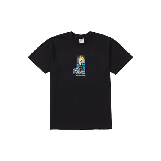 Supreme Ghost Rider Tee - Black, Clothing- dollarflexclub