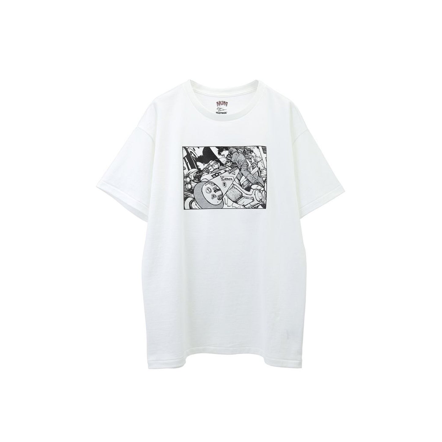 ReadyMade x Akira Art of Wall Tee - White #1, Clothing- dollarflexclub