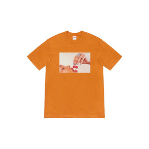 Supreme Cherries Tee Burnt Orange, Clothing- dollarflexclub