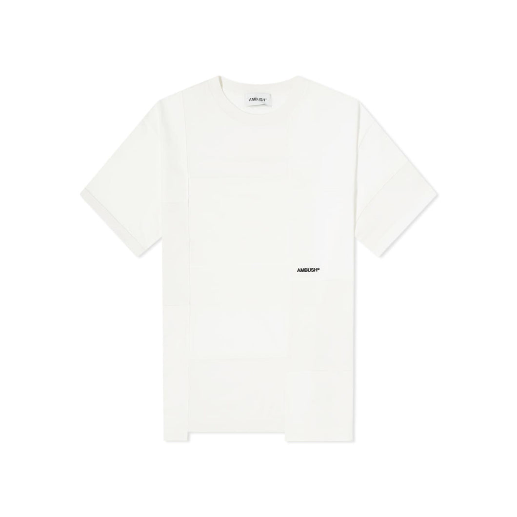 Ambush Block Panel Multi-White T-Shirt, Clothing- re:store-melbourne-Ambush