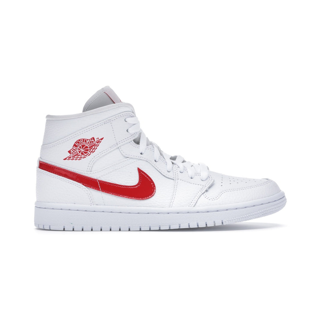 Jordan 1 Mid White University Red (W), Shoe- re:store-melbourne-Nike Jordan