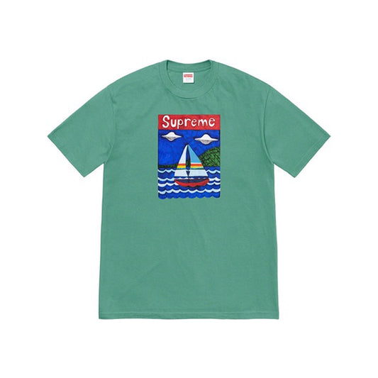 Supreme Sailboat Tee Dusty Teal, Clothing- re:store-melbourne-Supreme