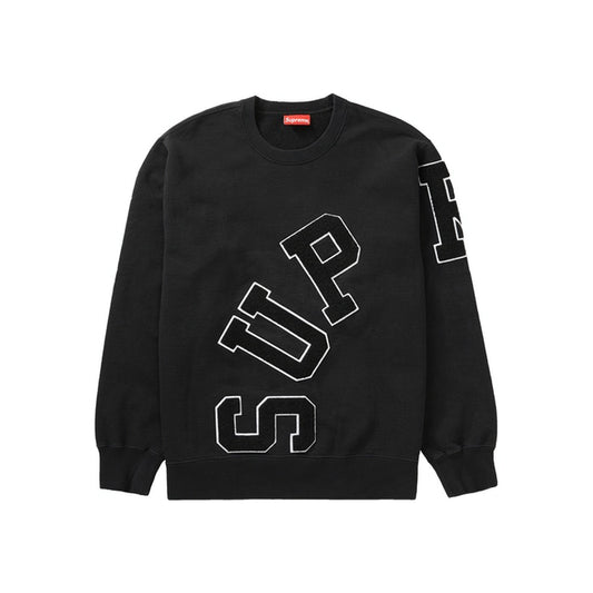 Supreme Big Arc Crewneck Black, Clothing- re:store-melbourne-Supreme