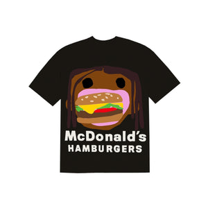 Travis Scott x CPFM 4 CJ Burger Mouth T-Shirt Black, Clothing- re:store-melbourne-Travis Scott x CPFM