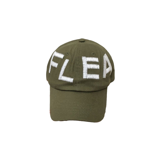 Cactus Plant Flea Market x Human Made "Flea" Stitch Cap -Khaki, Accessories- dollarflexclub