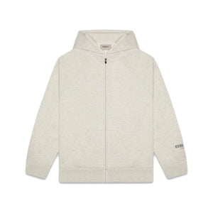 Fear of God Essentials Zip Up Hoodie SS20 - Oatmeal, Clothing- re:store-melbourne-Fear of God Essentials