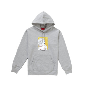 Supreme Nose Bleed Hooded Sweatshirt Heather Grey, Clothing- re:store-melbourne-Supreme
