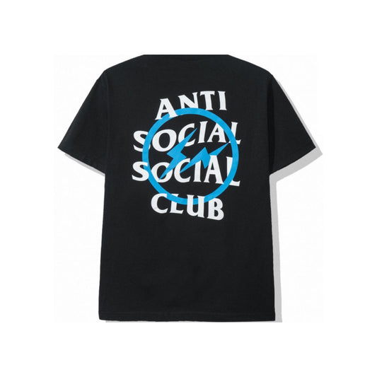 ASSC x Fragment Blue Bolt Tee, Clothing- dollarflexclub