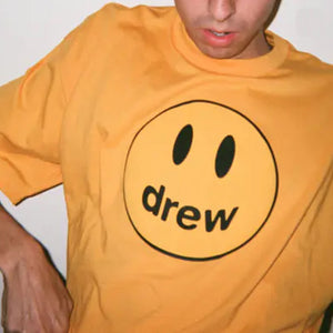 Justin Bieber x Drew House Mascott SS Tee - Golden Yellow, Clothing- re:store-melbourne-Drew House