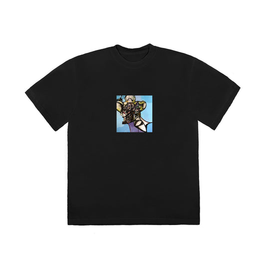 Travis Scott Portrait of Travis Title T-Shirt Black, Clothing- re:store-melbourne-Travis Scott