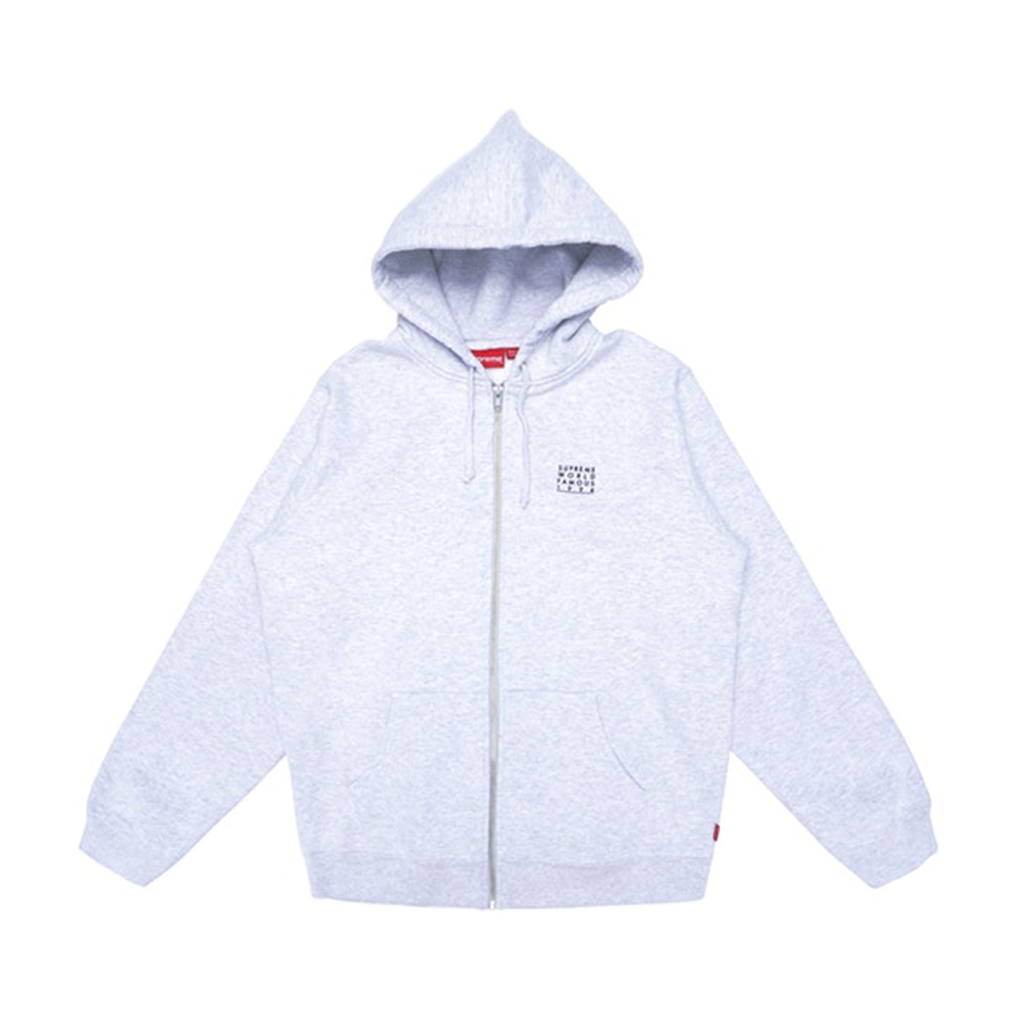 Supreme World Famous Hoodie Ash Grey, Clothing- dollarflexclub