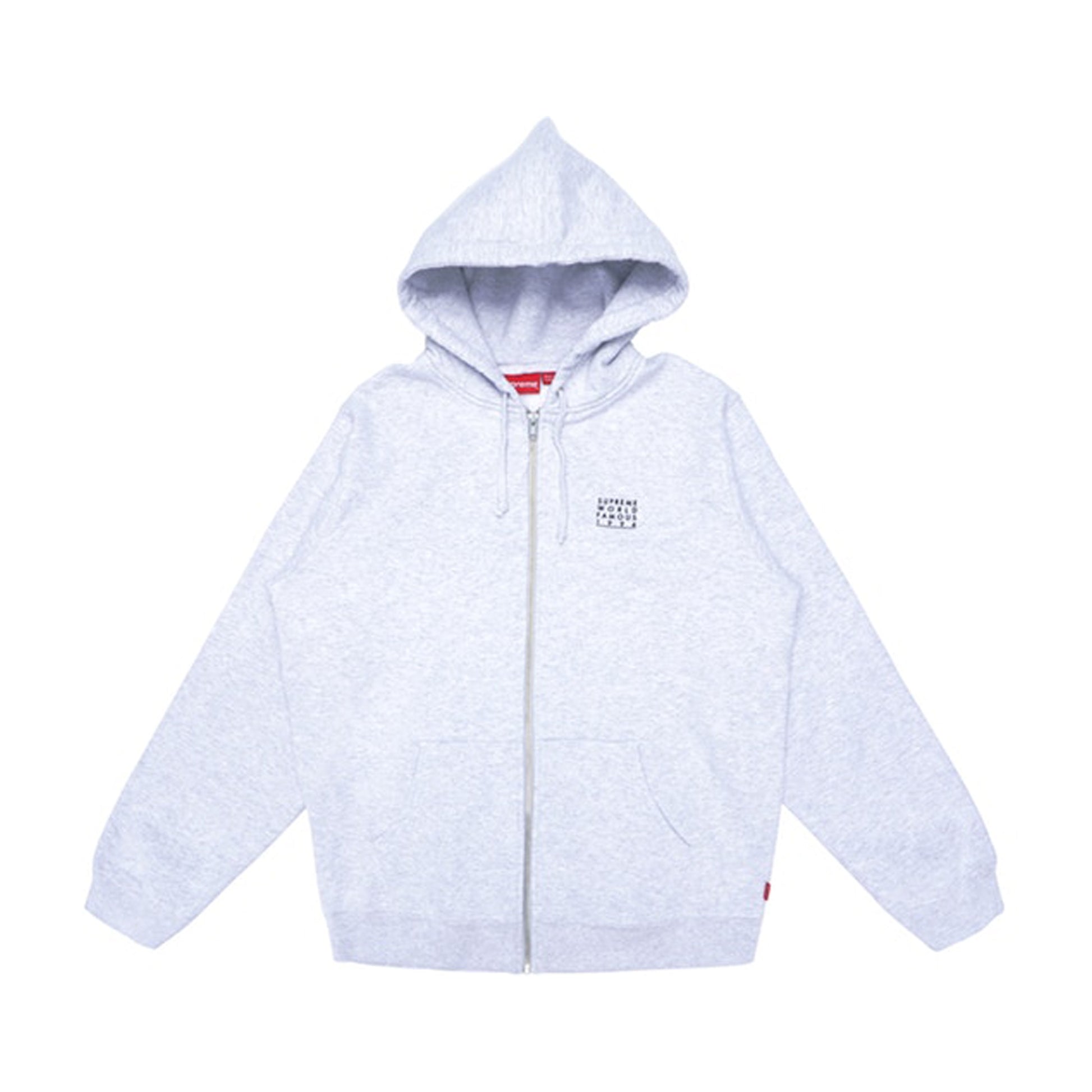 Supreme World Famous Hoodie Ash Grey, Clothing- dollarflexclub