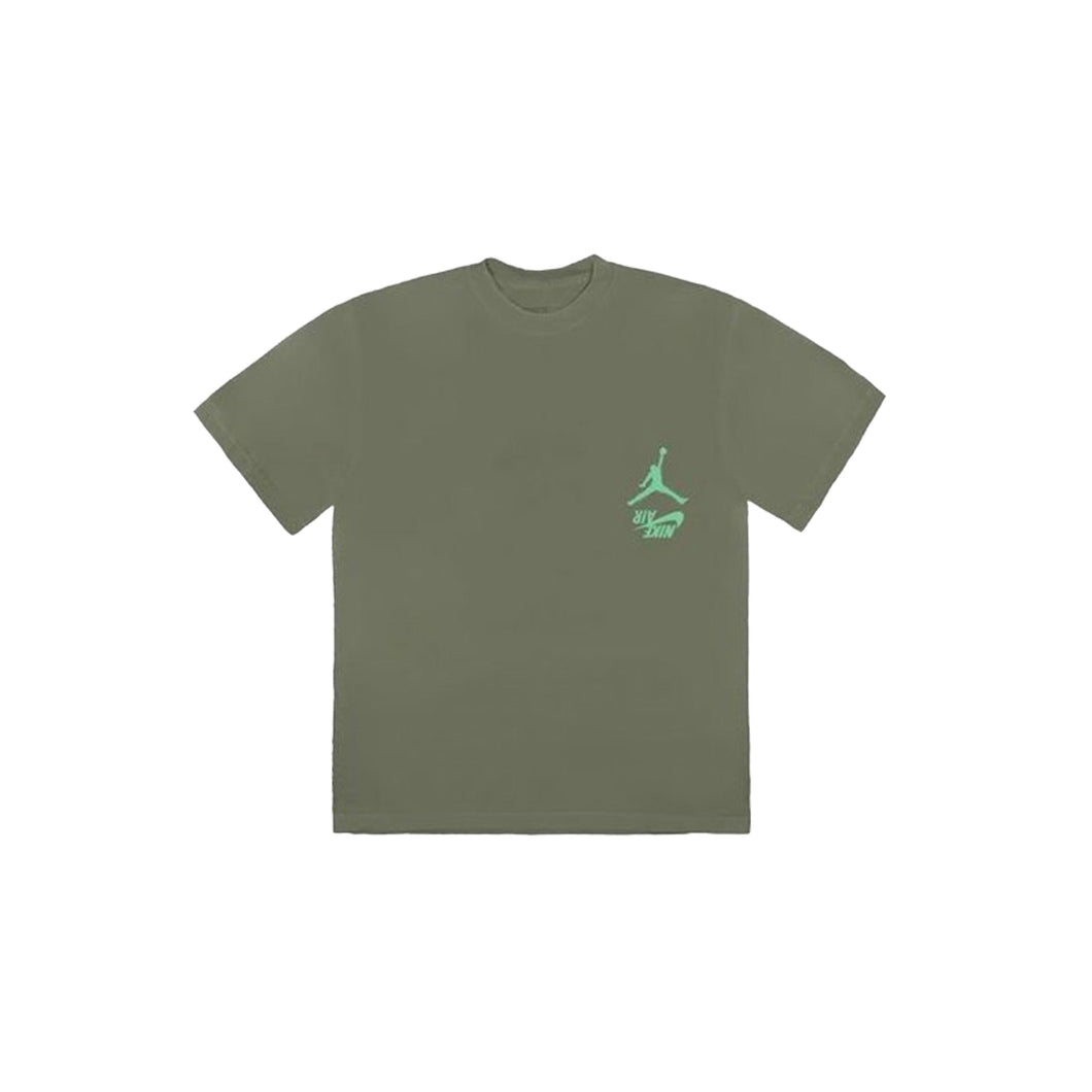 Travis Scott x Nike Jordan Cactus Jack Highest T Shirt -Olive, Clothing- dollarflexclub