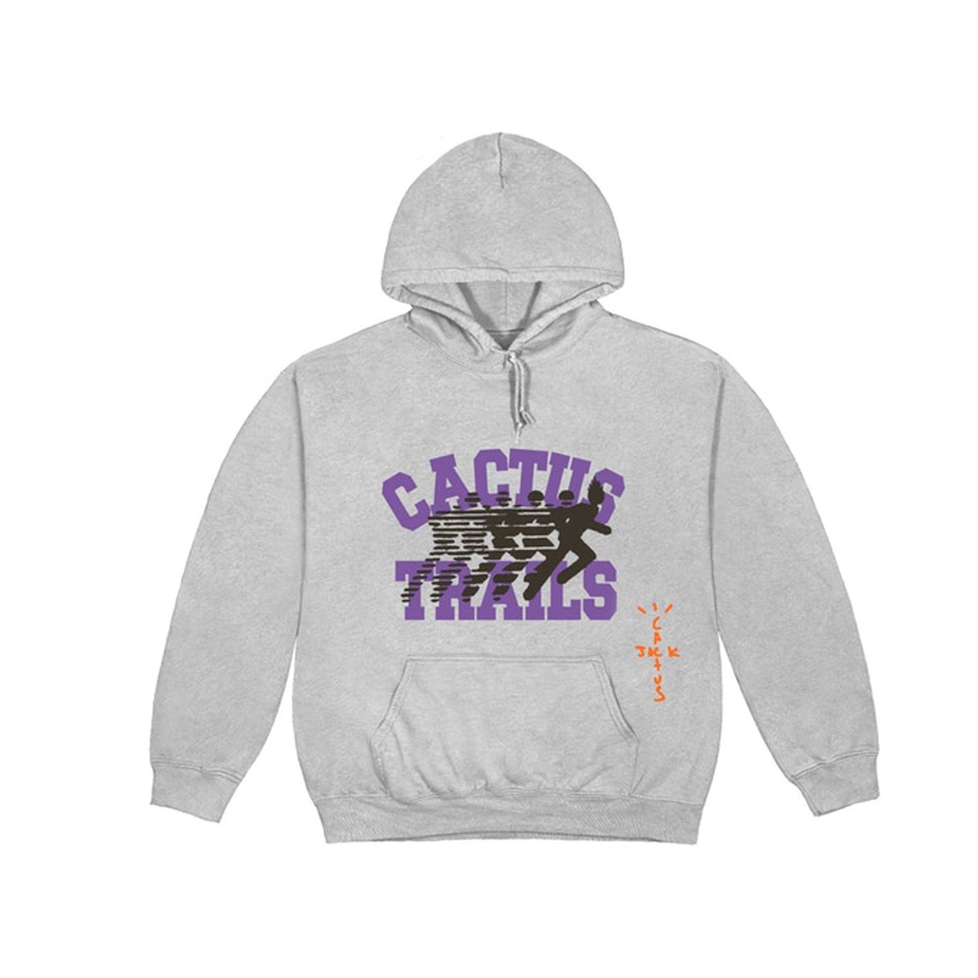 Travis Scott Running Wild Varsity Hoodie Heather Grey, Clothing- re:store-melbourne-Travis Scott