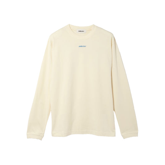 Ambush XL Logo Long Sleeve T-Shirt -Off White, Clothing- re:store-melbourne-Ambush