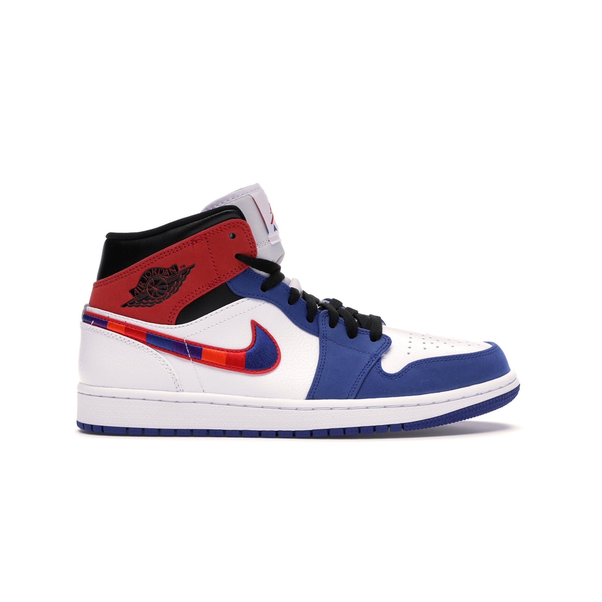 Jordan 1 Mid Multi-Color Swoosh, Shoe- dollarflexclub