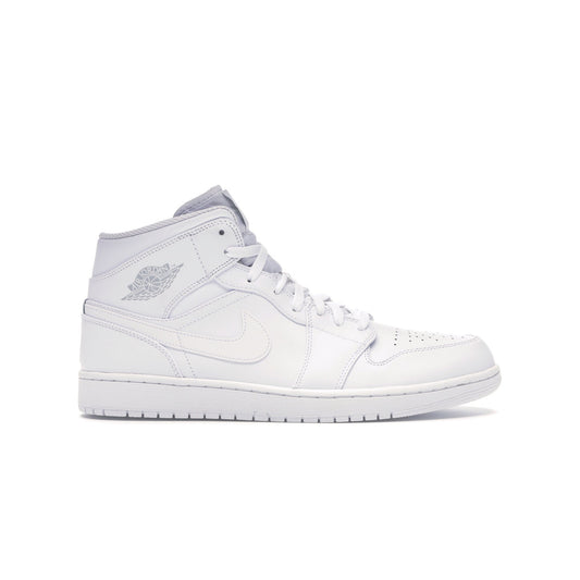 Jordan 1 Mid White Pure Platinum (GS), Shoe- dollarflexclub