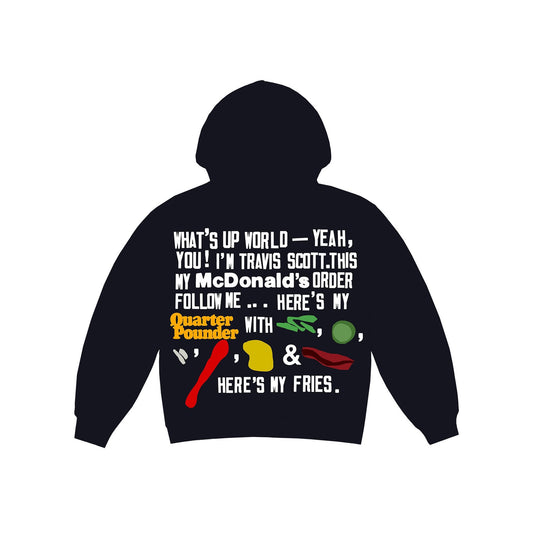 Travis Scott x CPFM 4 CJ Script Hoodie Black, Clothing- re:store-melbourne-Travis Scott x CPFM