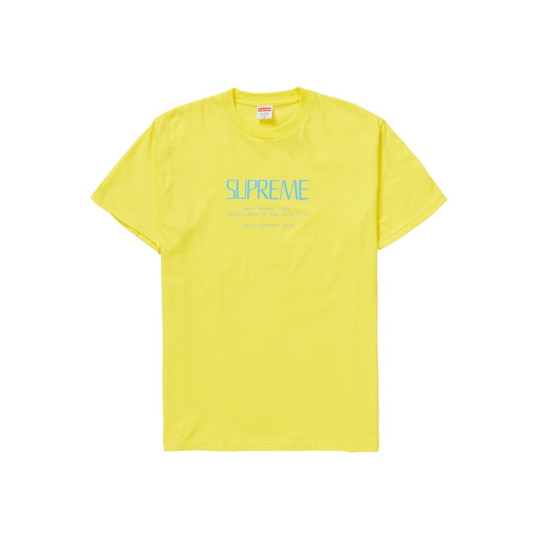 Supreme Anno Domini Tee Yellow, Clothing- re:store-melbourne-Supreme